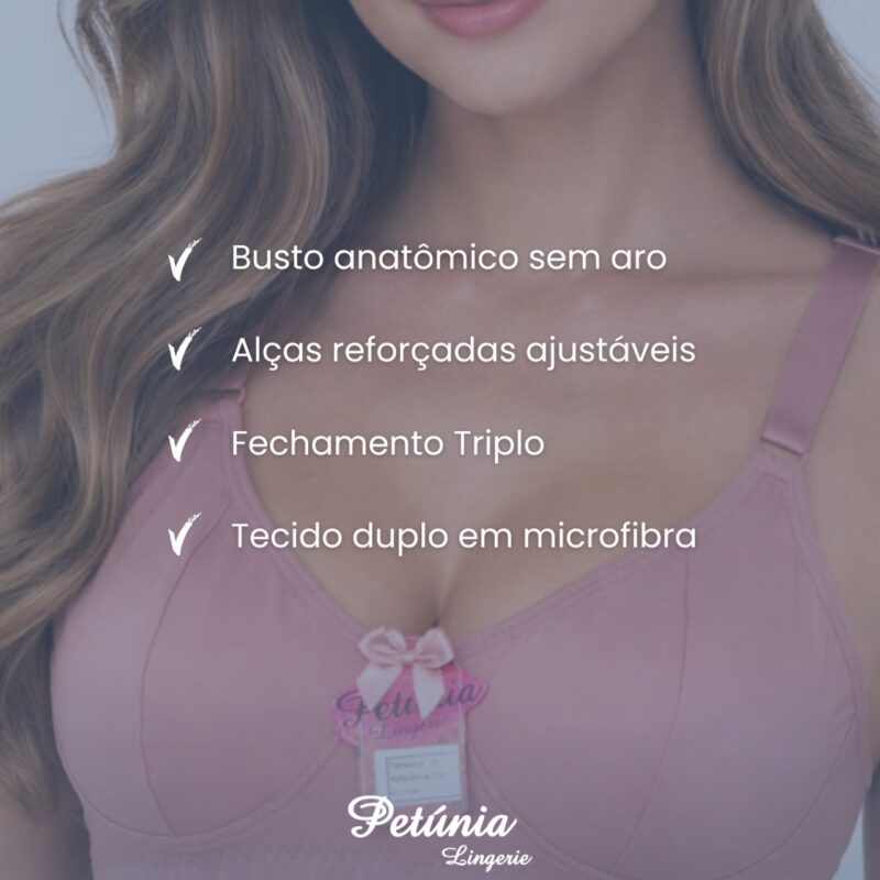 Soutien Sem aro e sem bojo Reforçado Ref.: 133