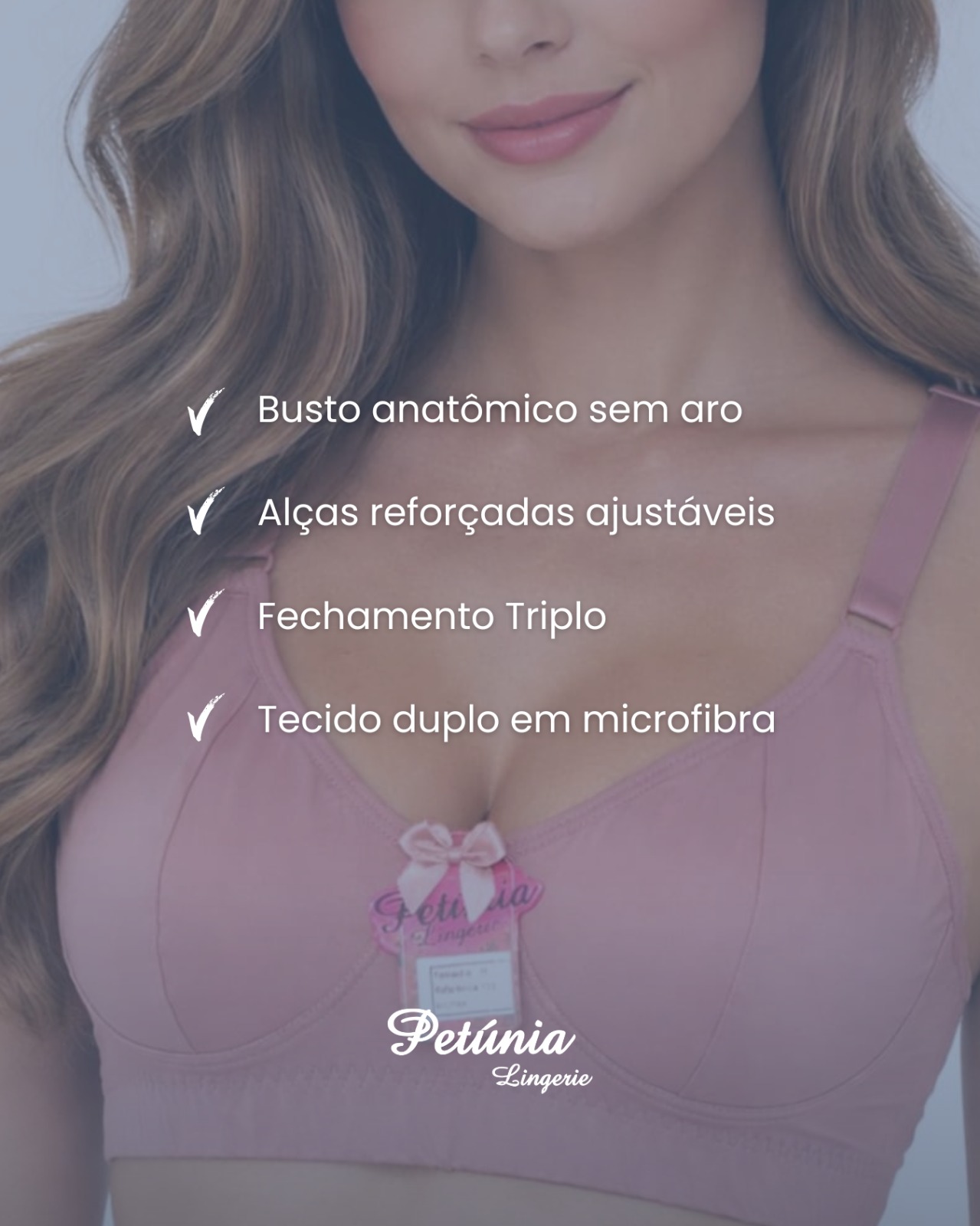 Soutien Sem aro e sem bojo Reforçado Ref.: 133